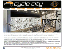 Tablet Screenshot of cycle-city.com.au